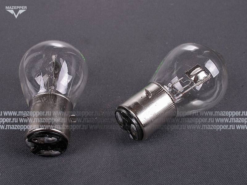 Лампа головного света 12v, 35/35w (B35, BA20d) МАЯК Mazepper