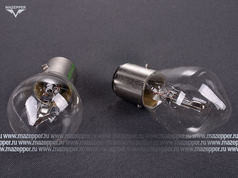 Лампа головного света 12v, 35/35w (B35, BA20d) МАЯК Mazepper