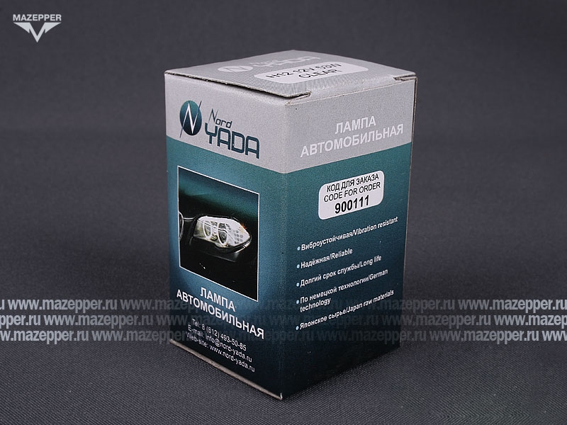 Лампа головного света 12v, 53w (H12, PZ20d) NORD YADA Mazepper