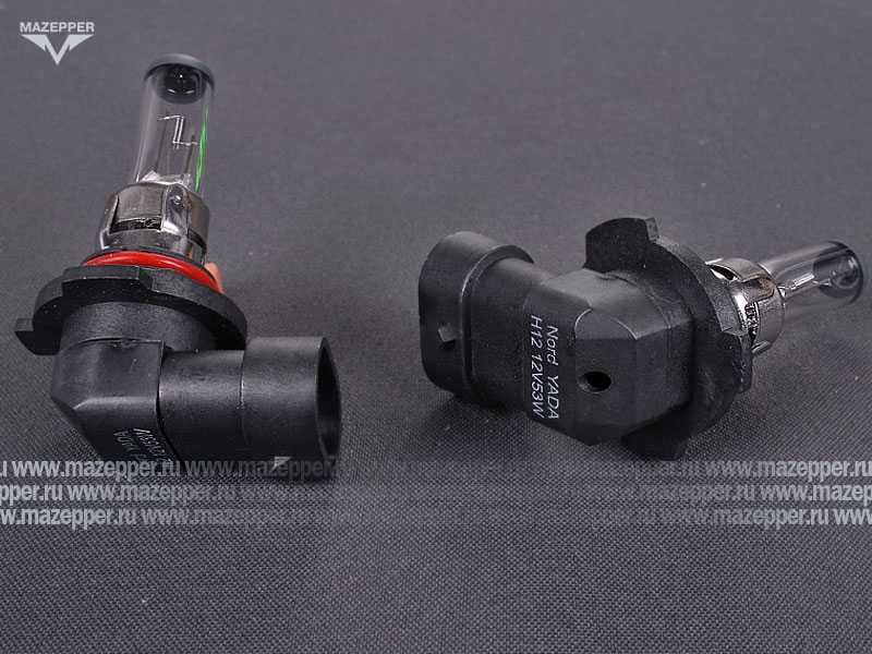 Лампа головного света 12v, 53w (H12, PZ20d) NORD YADA Mazepper