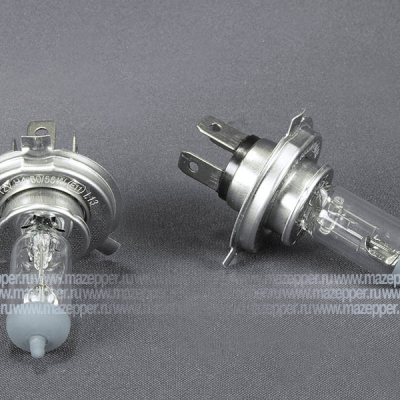 Лампа головного света 12v, 60/55w (H4, P43t) ТЕХНОМОМ Mazepper