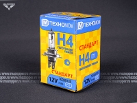 Лампа головного света 12v,100/80w (H4, P45t) ТЕХНОМОМ Mazepper