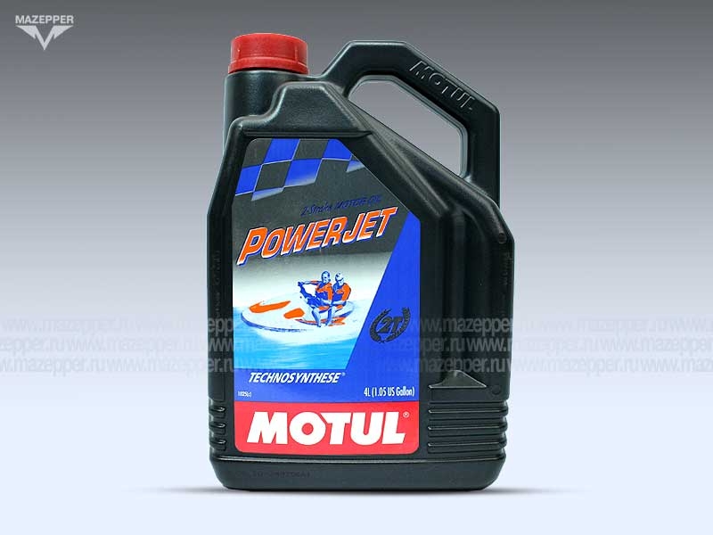 Масло моторное 2T "MOTUL" Powerjet (4л.) полусинтетическое Mazepper