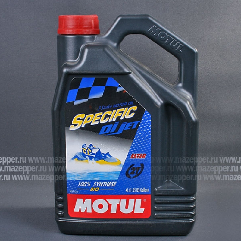Масло моторное 2T "MOTUL" Specific DI Jet (4л.) синтетическое Mazepper