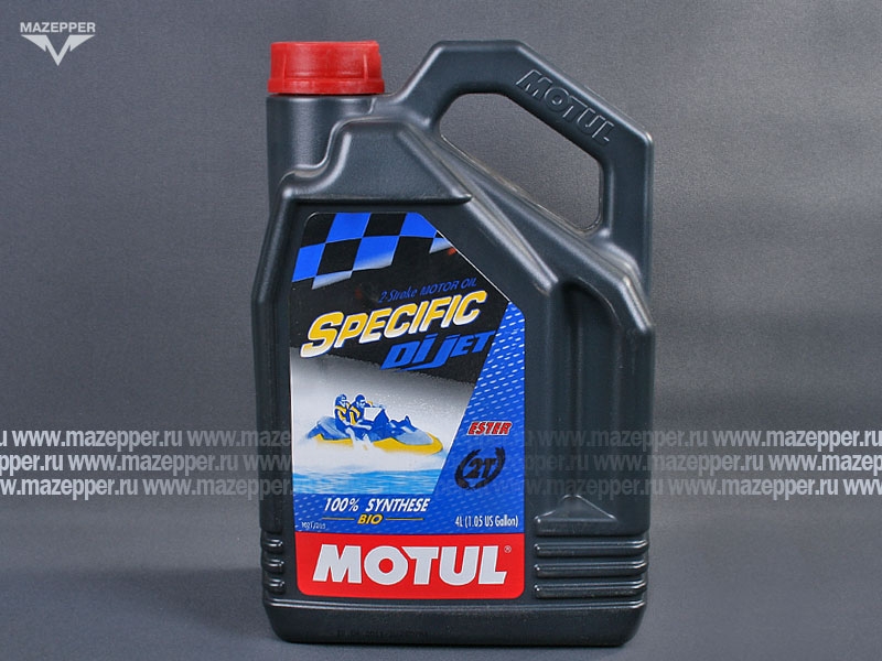 Масло моторное 2T "MOTUL" Specific DI Jet (4л.) синтетическое Mazepper