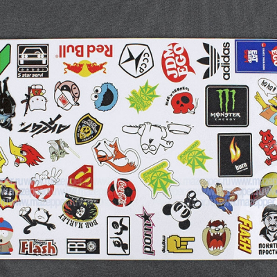 Набор наклеек "JDM" 290х205 мм. 43 шт. (8) Mazepper