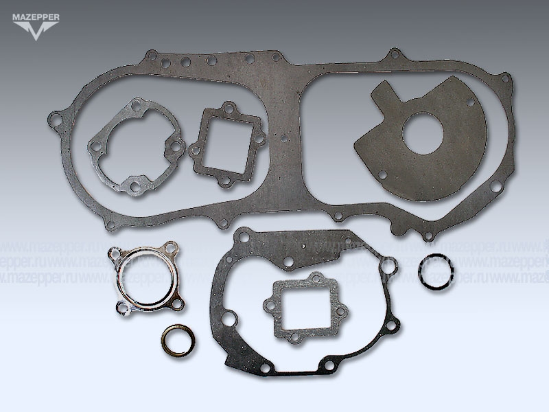 Набор прокладок "Honling" (1E40QMB, 50 см3, D=40 мм.) двигателя (9 шт.) GXMOTOR Mazepper