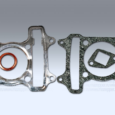 Набор прокладок "Honling" (дв. 152 QMI, 125 см3) поршневой группы (4 шт.) Россия Mazepper