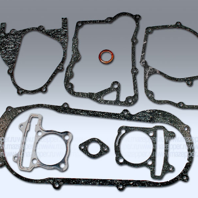 Набор прокладок "Honling" (дв. 157 QMJ, 150 см3) двигателя (8 шт.) Россия Mazepper