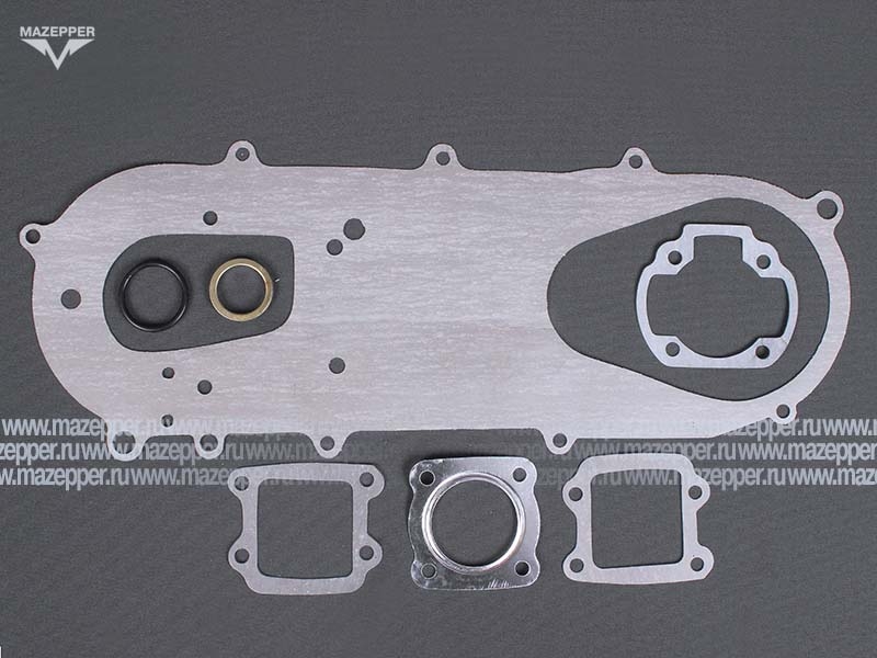 Набор прокладок "Yamaha" (дв. 2JA, 50 см3) двигателя (7 шт.) Gasket Mazepper