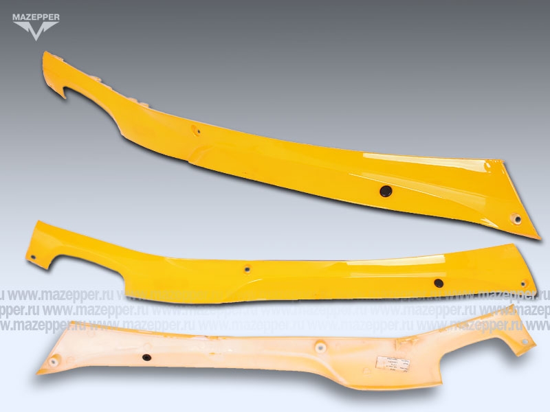 Накладка "Guowei" GW50QT E-1 заднего обтекателя нижняя (жёлтая) левая Mazepper