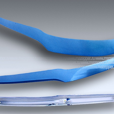 Накладка "Leike" (LK150T-7B,7D,7E,7F,7G) заднего обтекателя нижняя (серо-голубая) левая Mazepper