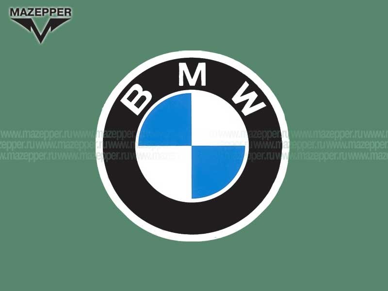 Наклейка "BMW" R=35 мм. Mazepper