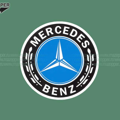 Наклейка "Mersedes" R=35 мм. Mazepper