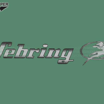 Наклейка "Vebring" 200х40 мм. (серебристая) Mazepper