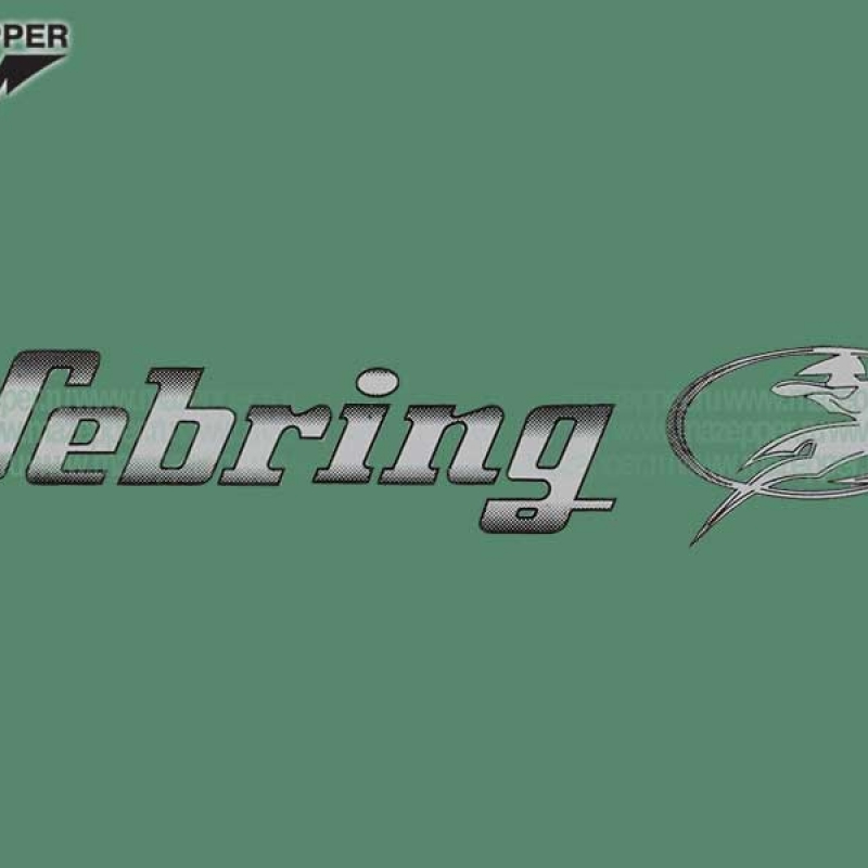 Наклейка "Vebring" 200х40 мм. (серебристая) Mazepper