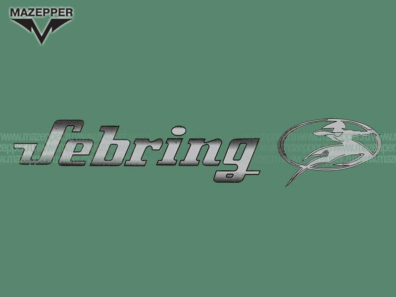 Наклейка "Vebring" 200х40 мм. (серебристая) Mazepper