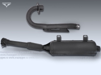 Глушитель "Bashan" (дв. 167MM, 250 см3) в сб. (с трубой глушителя) Mazepper