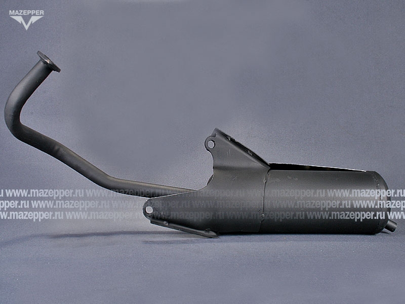 Глушитель "Honling" (дв. 139QMB, 4T, 50 см3) в сб. (с трубой глушителя) Mazepper